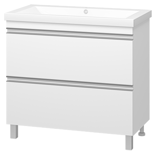 Тумба под раковину Misty Ингрид П-Инг-01090-012Я 90х50 напольная цвет белый