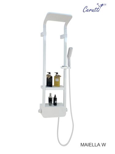 Душевая панель Cerutti SPA MAIELLA W CT8984 прямоугольная настенная