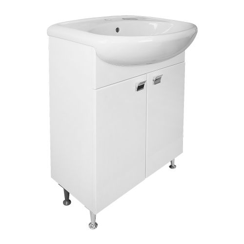 Тумба с раковиной Loranto Адель CS00090396 60х50 напольная цвет белый