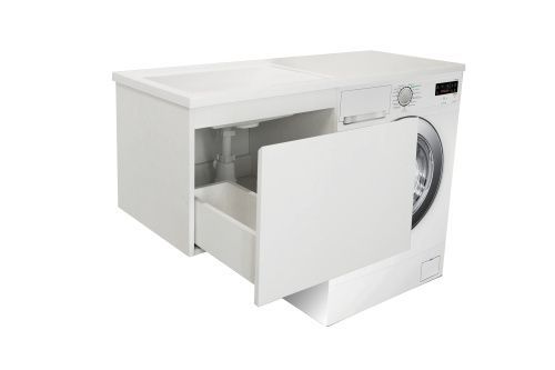 Тумба с раковиной Эстет Dallas Luxe 100 ФР-00002321 40х50 подвесная цвет белый