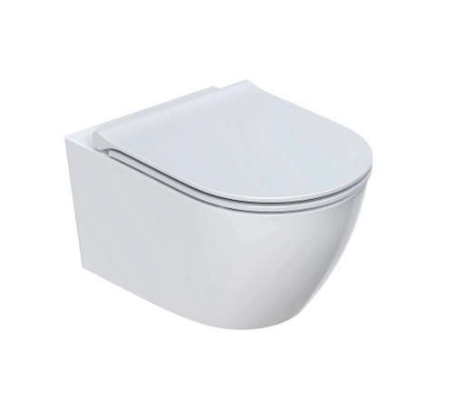 Чаша унитаза подвесная Arrow AHB2133H цвет белый без сиденья безободковая каскадный смыв