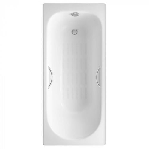 Ванна чугунная Delice Grace DLR230643R-AS 170х70 пристенная прямоугольная без ножек с отверстиями под ручки