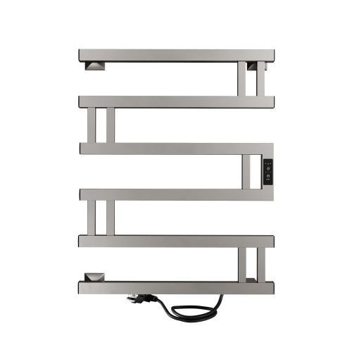 Полотенцесушитель электрический Indigo Muza DGM60-50GNSRt 50х65 оружейная сталь