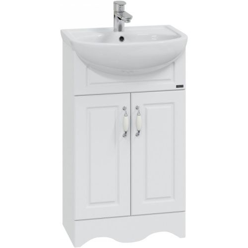 Тумба под раковину СанТа Верона 700111 50х30 напольная цвет белый