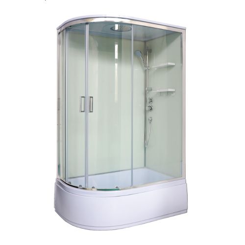 Душевая кабина Loranto NEO CS-22012R 80х80 асимметричная с крышей ориентация универсальная