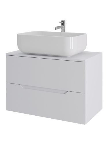 Тумба с раковиной Orange Line Li-80TuwMDF+B03-600W 80х50