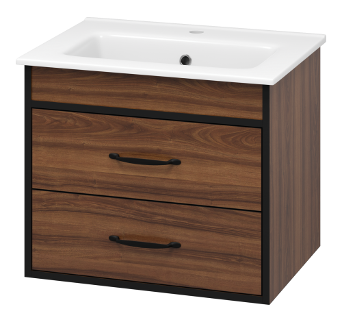 Тумба под раковину Misty Кедр П-Кед09060-011По 60х40 подвесная