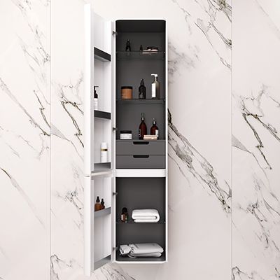 Шкаф-пенал Am.Pm Sensation M30CHL0406WG 40х160 подвесной цвет белый - фото 3