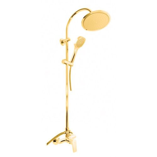 Душевая стойка RavSlezak Colorado CO182.5/3BZ настенная цвет золото