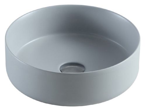 Раковина из сантехнического фаянса Azario AZ-3134-MFG 40х40 накладная цвет серый