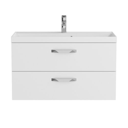 Тумба под раковину BelBagno Aurora AURORA-900-2C-SO-BL 90х40 подвесная цвет белый