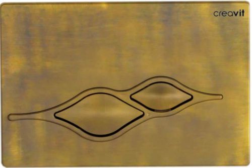 Клавиша смыва механическая Creavit GP1007.00 цвет бронза