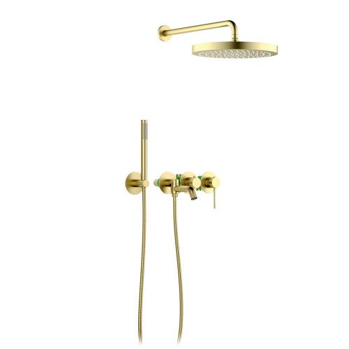 Душевая система Timo Saona SX-2348/17SM встраиваемая в стену цвет золото