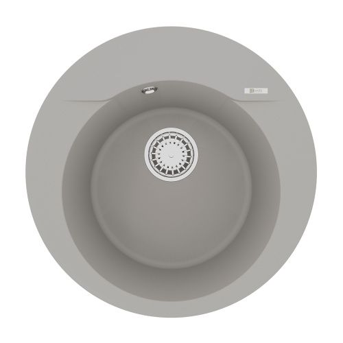 Кухонная мойка LeMark Sula 500 9910003 50х50 цвет серый поверхность матовая