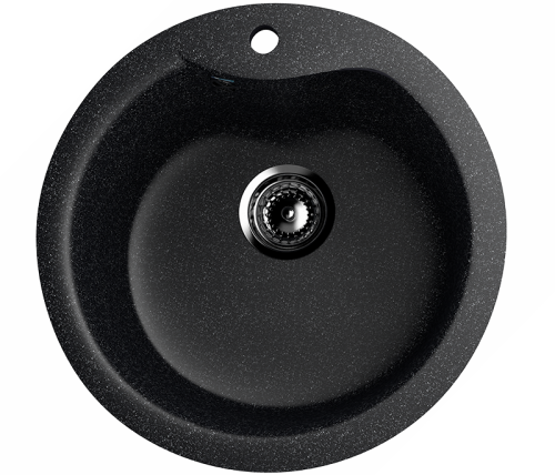 Кухонная мойка Ulgran Classic U-102-308 50х50 цвет черный