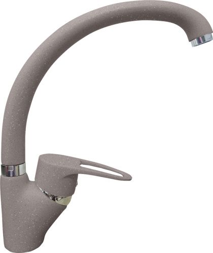 Смеситель для кухни Granfest 1024 серый на мойку серый