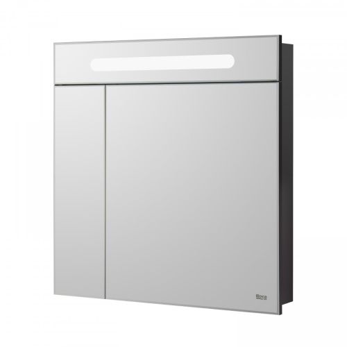 Зеркало-шкаф Roca Victoria Nord Black Edition ZRU9000100 80х80 подвесной