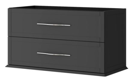 Тумба под раковину Cezares TIFFANY 54952 100х50 подвесная цвет черный