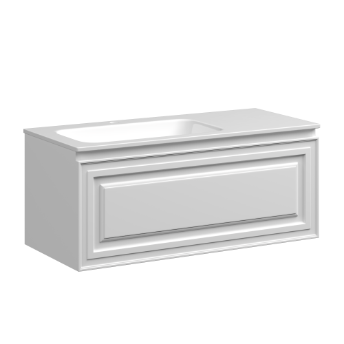 Тумба под раковину Sancos Very VR100LW 100х40 подвесная цвет белый