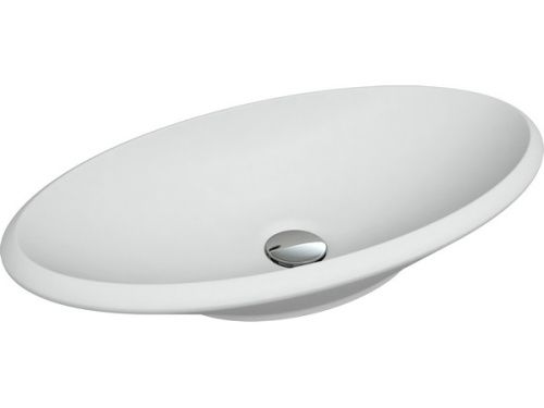 Раковина из искусственного камня Florentina Диана М 10.122.00700.201 70х40 накладная цвет белый без отверстий под смеситель