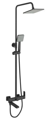 Душевая стойка Fmark FS8745-22H настенная цвет черный