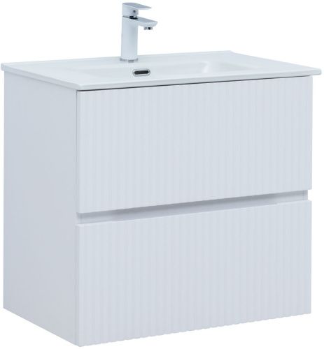 Тумба под раковину Aquanet Джейн 00313285 70х40 подвесная цвет белый