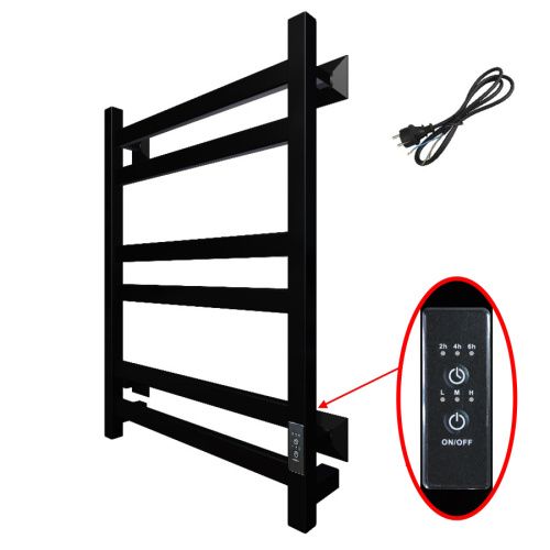 Полотенцесушитель электрический Тругор Пэк сп Пэксп21кв/6050черныйВГП 55х60 черный