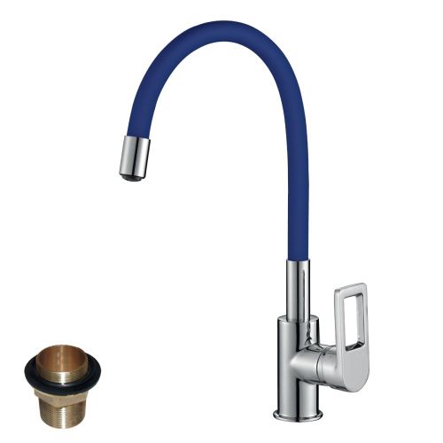 Смеситель для кухни Rossinka Z Z35-35U-Blue на мойку хром