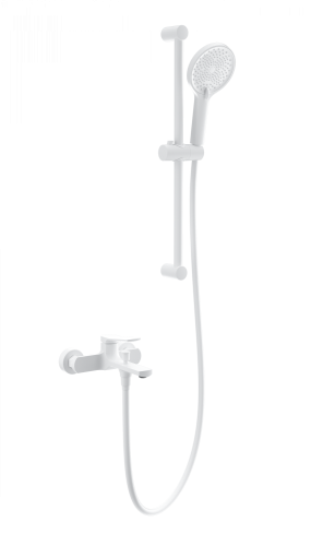 Душевой гарнитур Wonzon & Woghand  WW-C2036-MW настенный белый