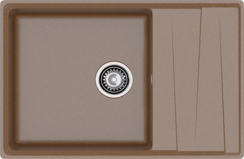 Кухонная мойка Granfest Level LV-760L терракот 75х50 цвет коричневый поверхность матовая