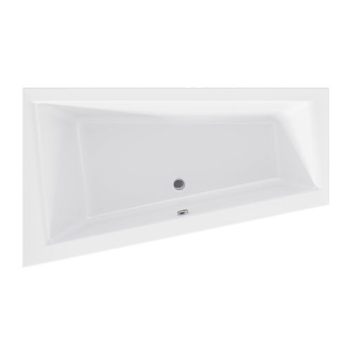 Ванна акриловая 1MarKa THOMAS 01том1710л 170х100 пристенная асимметричная без каркаса