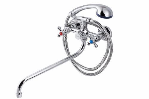 Смеситель для ванны и душа FAUZT FZs-511-54 настенный хром