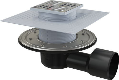 Душевой трап Alcadrain APV3344 20х20 хром