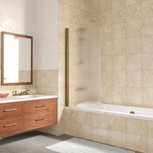 Душевая шторка на ванну Vegas-Glass EV LUX EV LUX 60 05 02 L 60х150 стекло рифленое профиль бронза ориентация левая