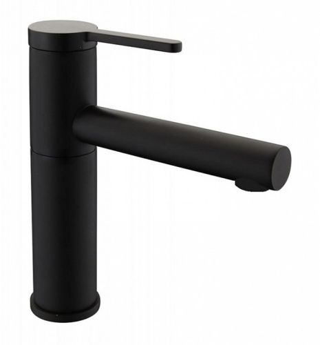 Смеситель Bravat RHEIN F1410445BW-RUS на раковину черный