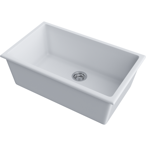 Кухонная мойка Omoikiri Okinoshima 76-U/I 4997145 75х45 цвет белый