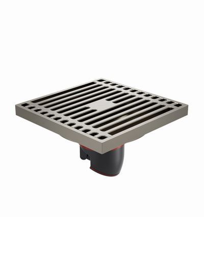 Душевой трап Orange TR01-005ni 10х10 никель