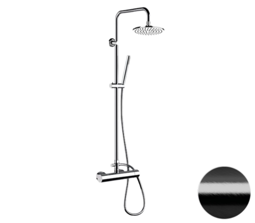 Душевая стойка Remer Minimal N37RX7MMM20CFP настенная цвет серый