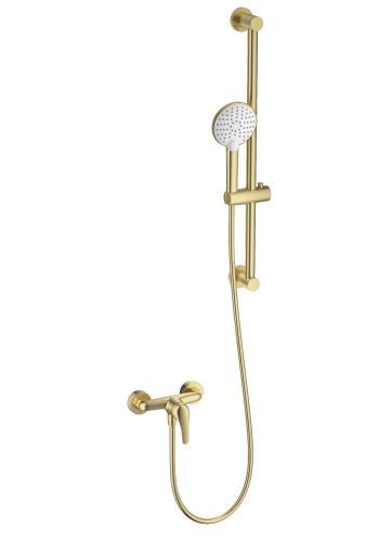 Душевой гарнитур Wonzon & Woghand  WW-4570-BG настенный золото