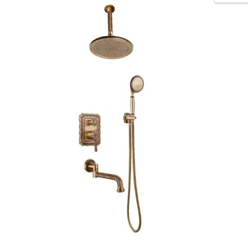 Душевая система Bronze de Luxe 10137/1R встраиваемая в стену цвет бронза