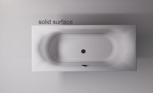 Ванна из искусственного камня Astra-Form Лира 01010076 170х75 пристенная прямоугольная с ножками