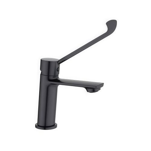 Смеситель BELZ B10019-3 на раковину оружейная сталь