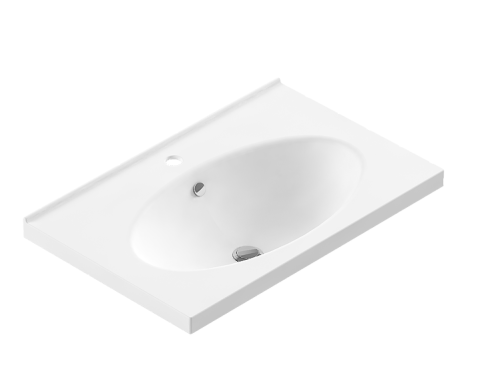 Раковина керамическая Sanita Luxe Next NXT70SLWB01 70х50 накладная цвет белый 1 отверстие под смеситель