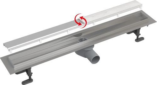 Душевой лоток Alcadrain Fit&Go AG071401950 хром