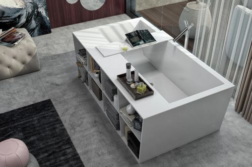 Ванна из искусственного камня Kolpa-San COPELIA 936540 180х100 отдельностоящая овальная с ножками