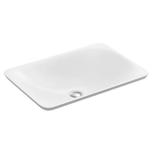 Раковина из сантехнического фарфора Jacob Delafon Carillon E96117-0 50 см встраиваемая цвет белый без отверстий под смеситель