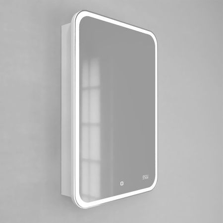 Зеркало-шкаф Jorno BOSKO Bos.03.50/W 50х80 подвесной цвет белый - фото 2