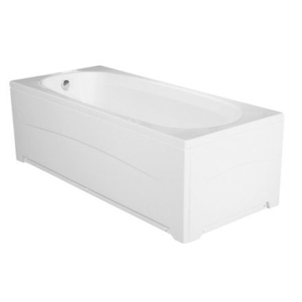 Ванна акриловая Cezares ECO ECO-120-70-40-W37 120х70 пристенная прямоугольная без ножек