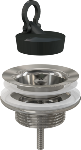 Донный клапан Alcadrain A439 хром