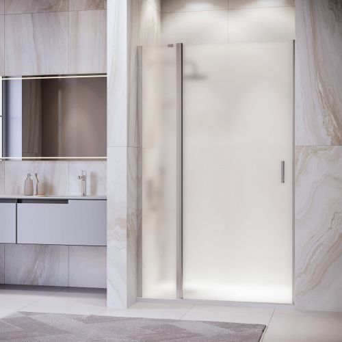 Душевая дверь RGW Leipzig 351200412-21 120х195 стекло матовое профиль хром